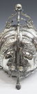 ANTIQUE ENGLISH SILVERPLATE TRIPLE MUFFIN WARMER - 3