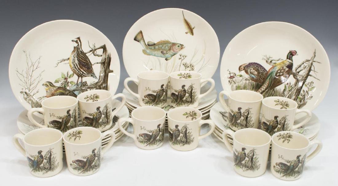 (32)JOHNSON BROS PORCELAIN GAME BIRD & FISH PLATES (1 of 5)