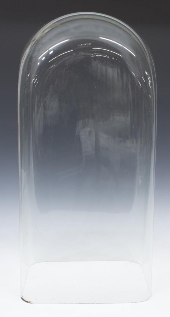 LARGE ANTIQUE GLASS CLOCHE / DOME (1 of 4)