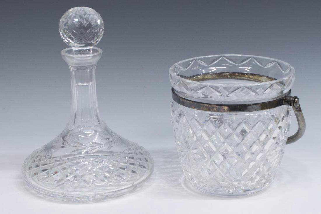 (2) WATERFORD CRYSTAL SHIPS DECANTER & ICE BUCKET (1 of 4)