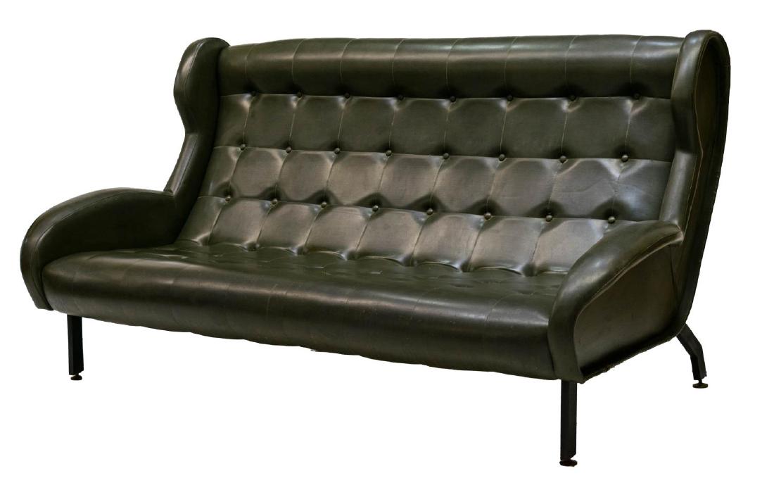 ITALIAN MID-CENTURY MODERN BUTTON BACK SOFA, 1950S (1 of 2)