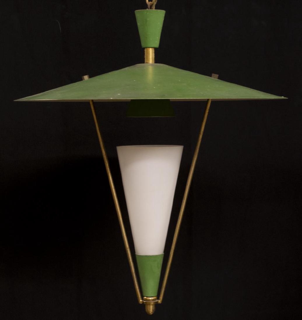 ITALIAN MID-CENTURY MODERN SHADOW CEILING LAMP (1 of 2)