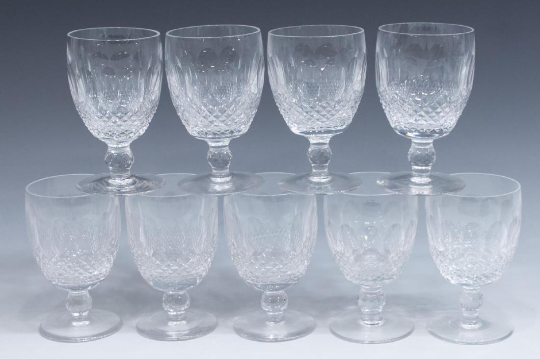(9) WATERFORD CUT CRYSTAL COLLEEN GOBLETS (1 of 3)
