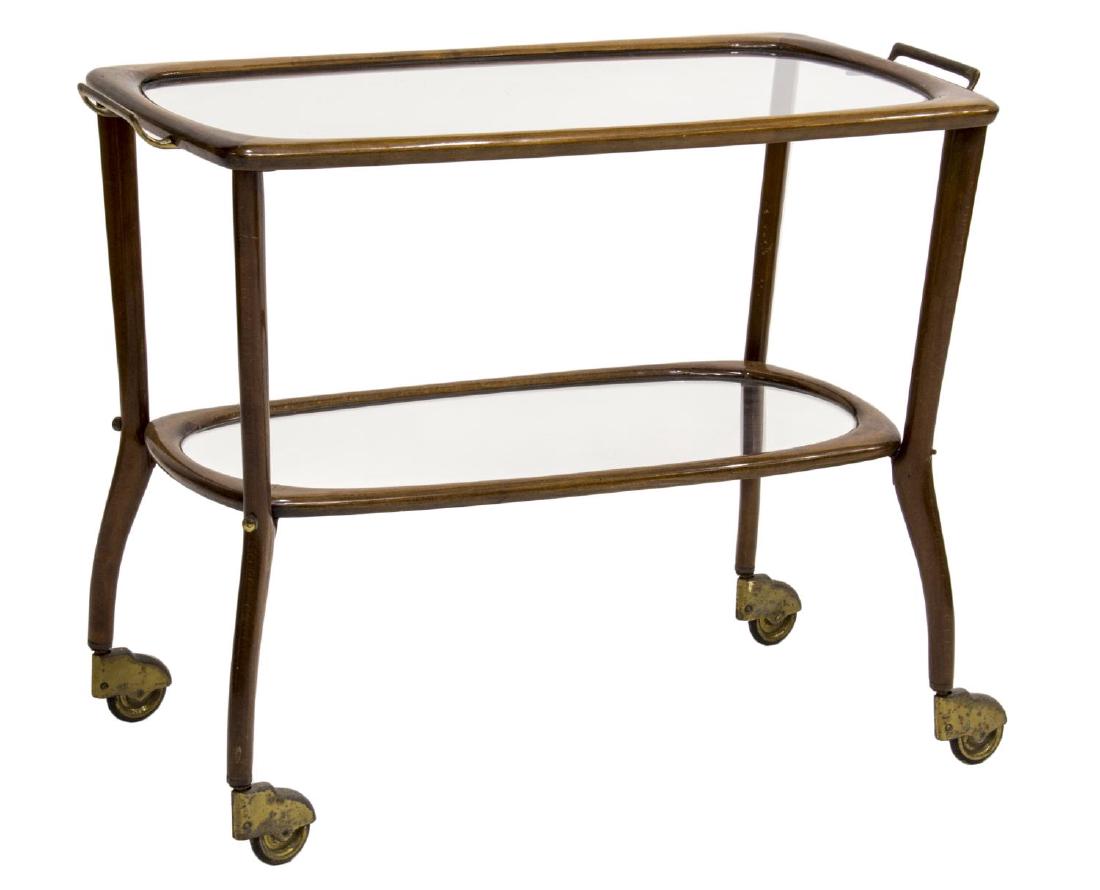 ITALIAN MID-CENTURY MODERN TIERED SERVICE CART (1 of 2)