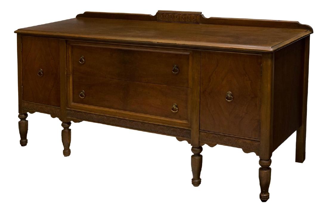 AMERICAN WALNUT FINISH SIDEBOARD (1 of 3)