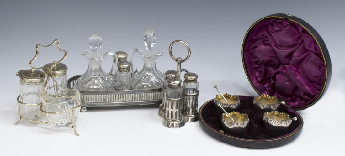 GROUP OF SILVERPLATE SERVICE & TABLE ITEMS (1 of 5)