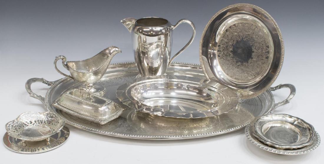 (11) COLLECTION OF SILVERPLATE HOLLOWWARE ARTICLES (1 of 6)