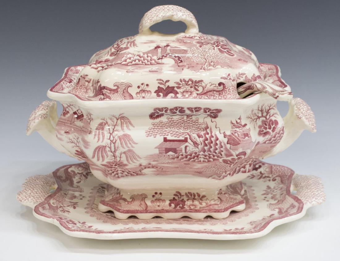(3) MASON'S IRONSTONE TUREEN, LADLE & UNDERPLATE (1 of 4)