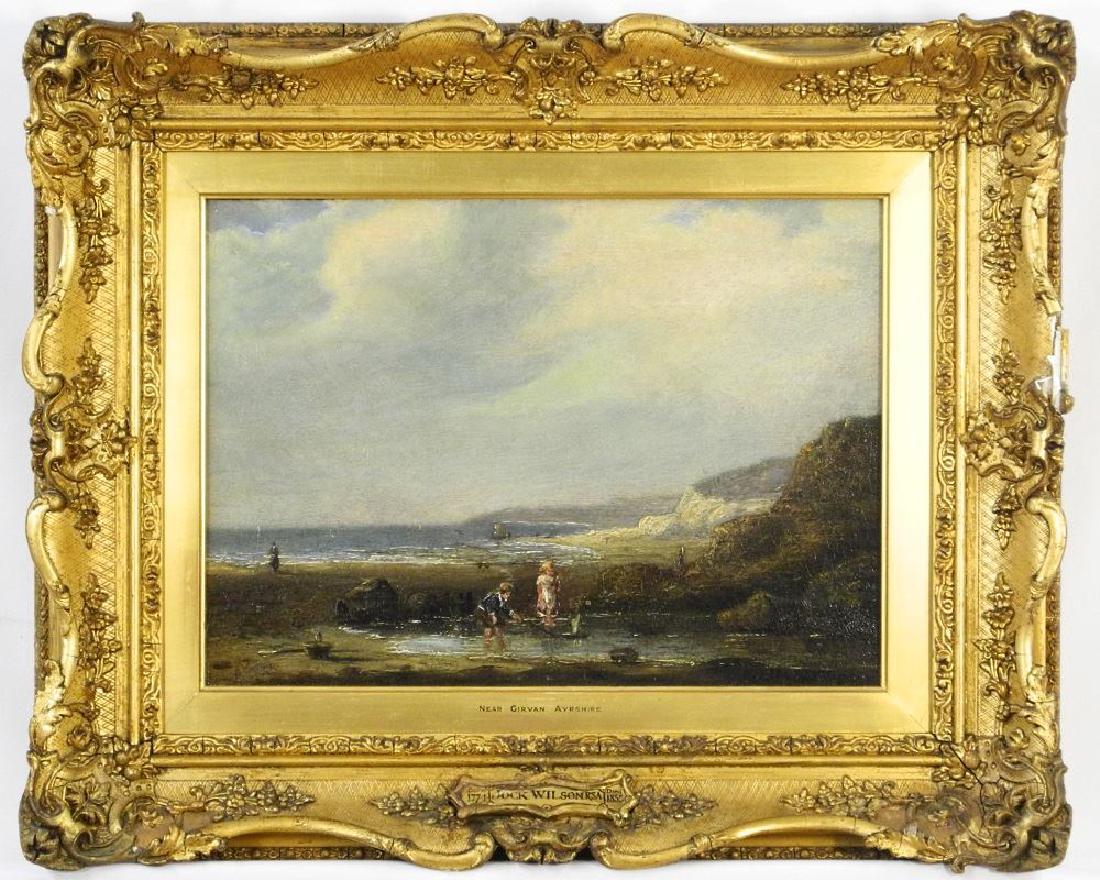 Oil on panel signed J.(Jock) Wilson 14 3/4" x 10 3/4", (1 of 10)