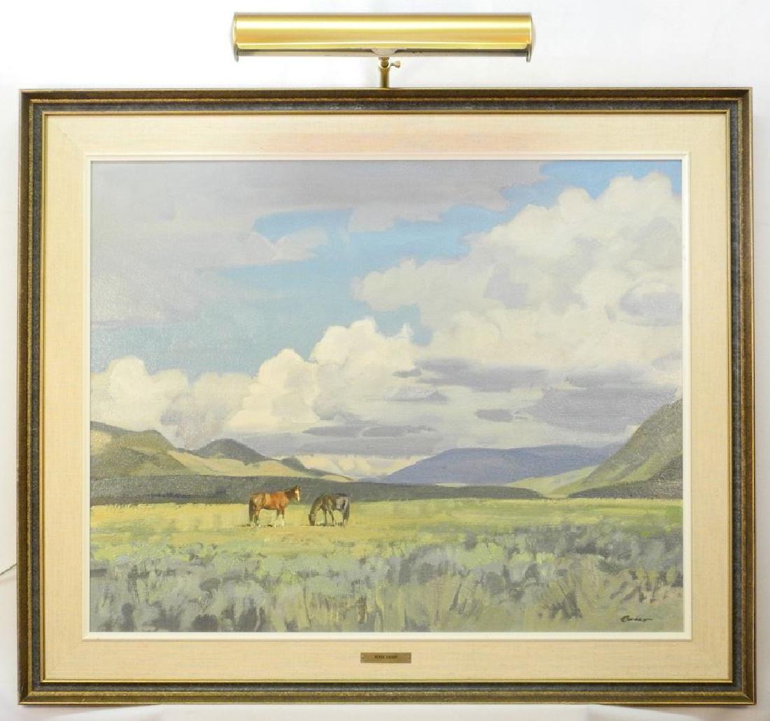 Oil on board signed Ewart (Peter), 24" x 30", (1 of 9)