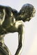 Bronze figure of a discus thrower, 16 1/8" in height. - 2