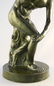 Bronze figure of a discus thrower, 16 1/8" in height. - 3