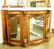 Victorian carved walnut mirrored and mirror back - 3