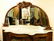 Victorian carved walnut mirrored and mirror back - 4