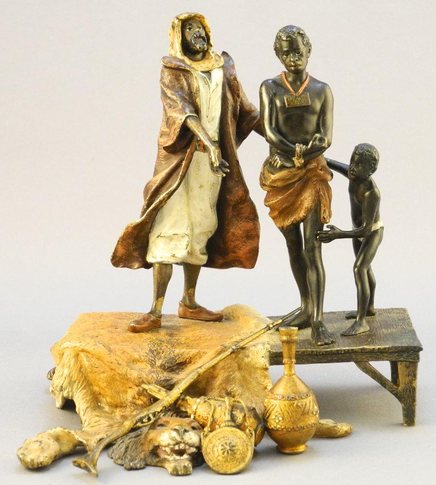 Franz Bergman Austrian cold painted three figure (1 of 7)