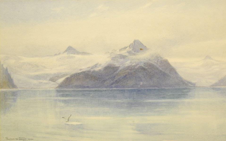 Watercolour signed Thomas W. Fripp, 13" x 20 1/4", (1 of 6)