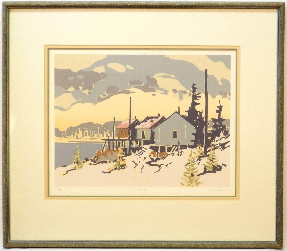 Serigraph signed Robert Genn 67/85, 13" x 17", (1 of 4)