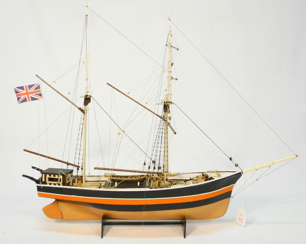 Model ship "Porta Coeli", 26" x 19 1/2". (1 of 1)