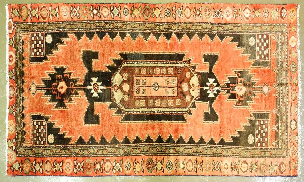Zanjan runner, approximately 5'4" x 3'3". (1 of 2)