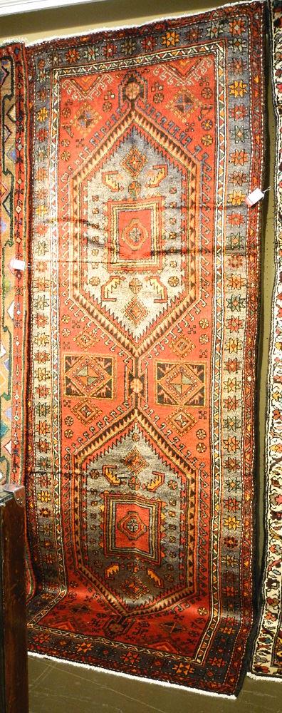 Zanjan runner, approximately 10' x 3'4". (1 of 2)