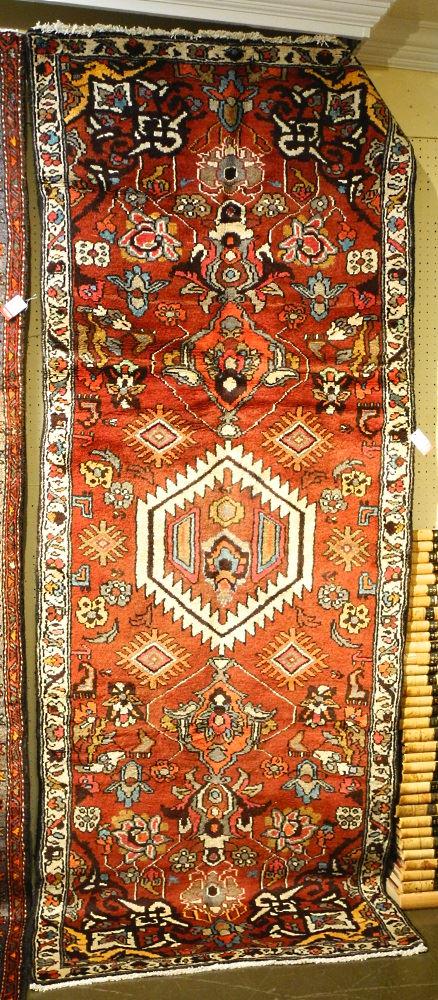 Bakhtiar runner, approximately 9'5" x 3'8". (1 of 2)