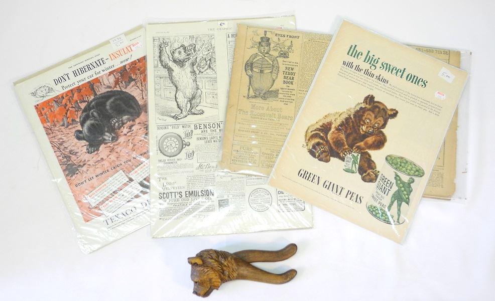 Black Forest Carved Bear nutcracker & ephemera (1 of 1)