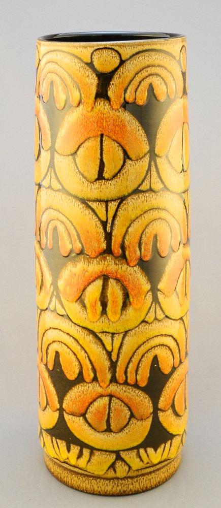 Poole "Aegean" vase, 15 1/4" high. (1 of 3)
