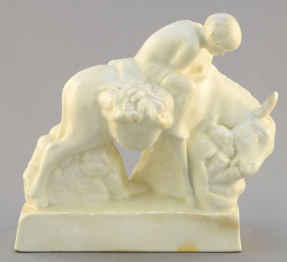 Royal Worcester pottery figure of a boy on a pony, 6 (1 of 4)