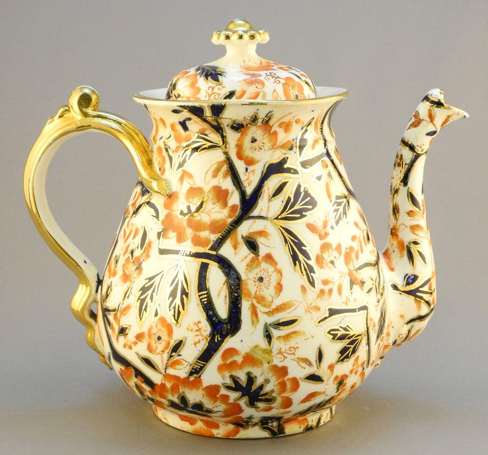 Sampson Bridgwood & Son, Anchor Pottery coffee pot, 8 (1 of 3)