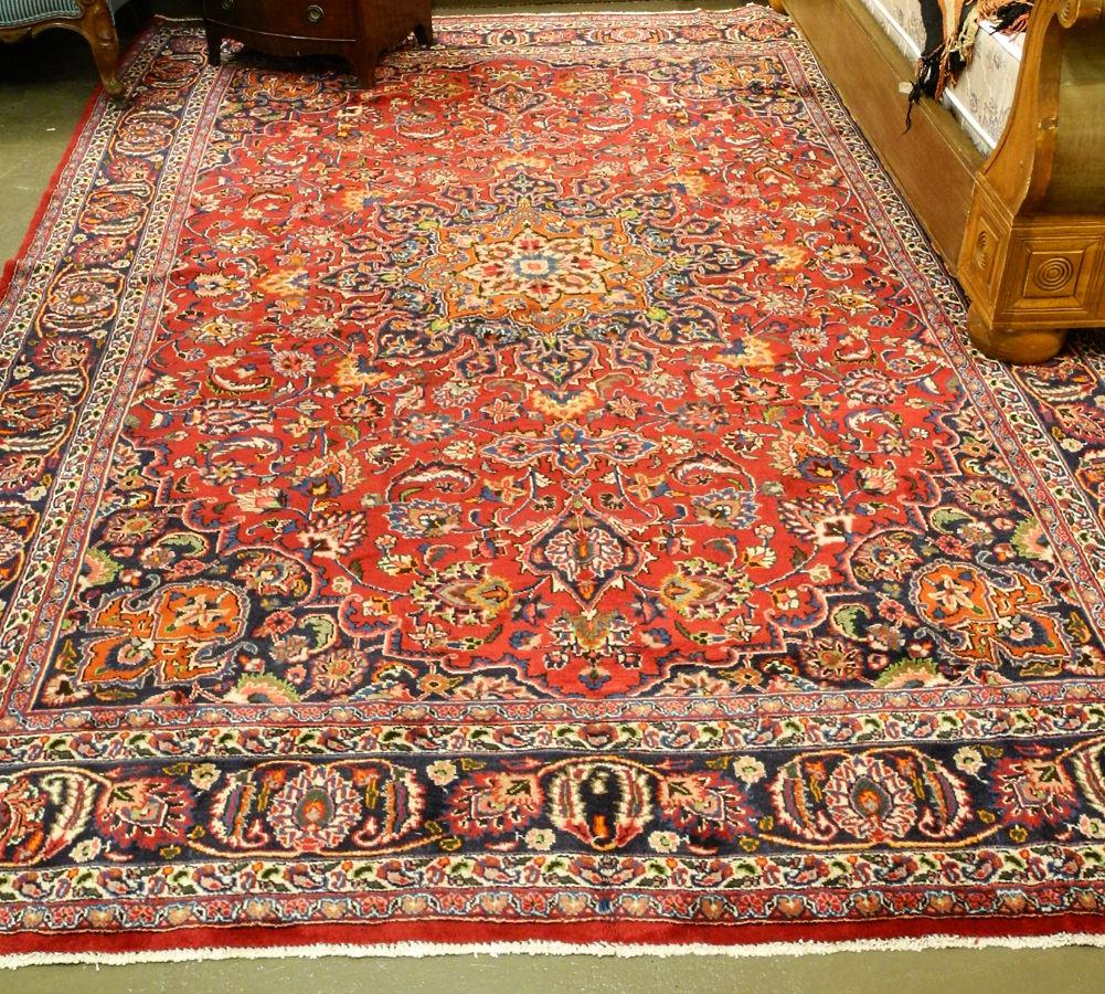 Mashad carpet approximately 8' x 10'11". (1 of 3)