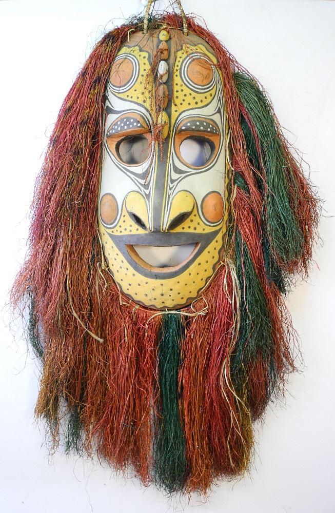 Contempory Papua New Guinea Mask, acquired from artist (1 of 4)