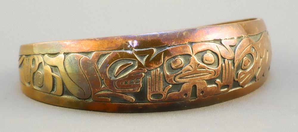American Copper bracelet, after Barry Herem. (1 of 3)