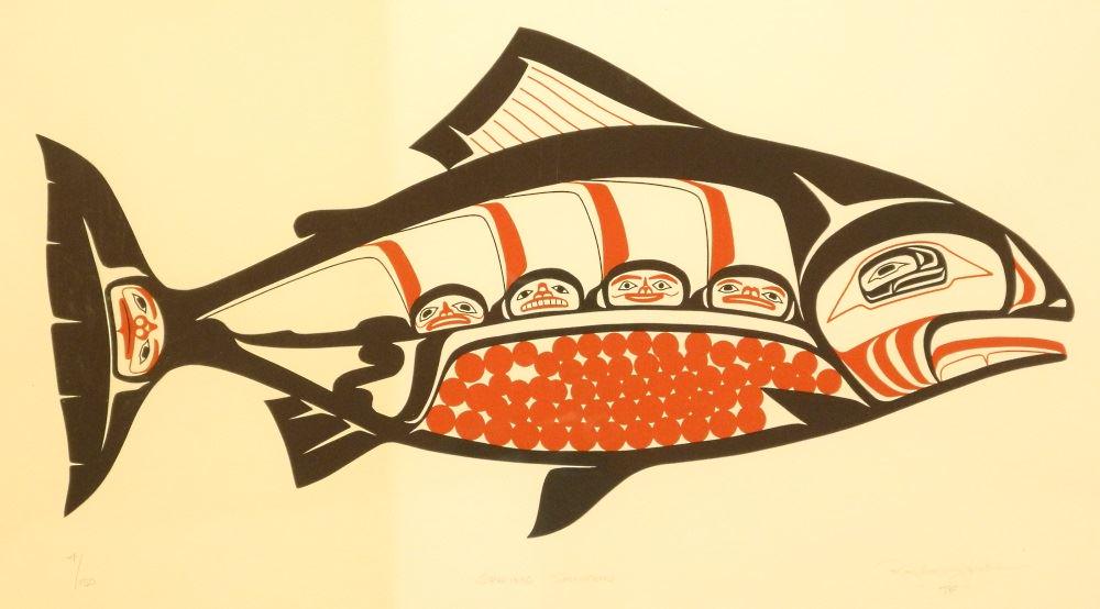 Serigraph signed Roy Henry Vickers 4/50, 13 1/2" x 20 (1 of 4)