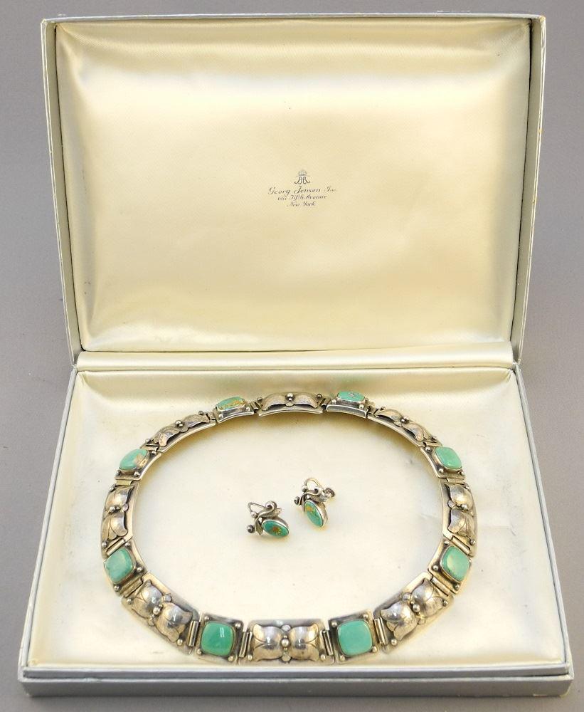 Georg Jensen Inc. USA 465A Sterling silver Necklace (1 of 8)