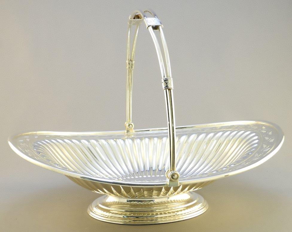 Victorian Sterling silver basket, Birmingham 1888, (1 of 10)