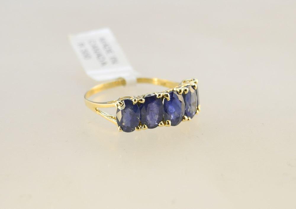14K Yellow Gold Sapphire Ring, Sapphire:2.78CTW. (1 of 3)