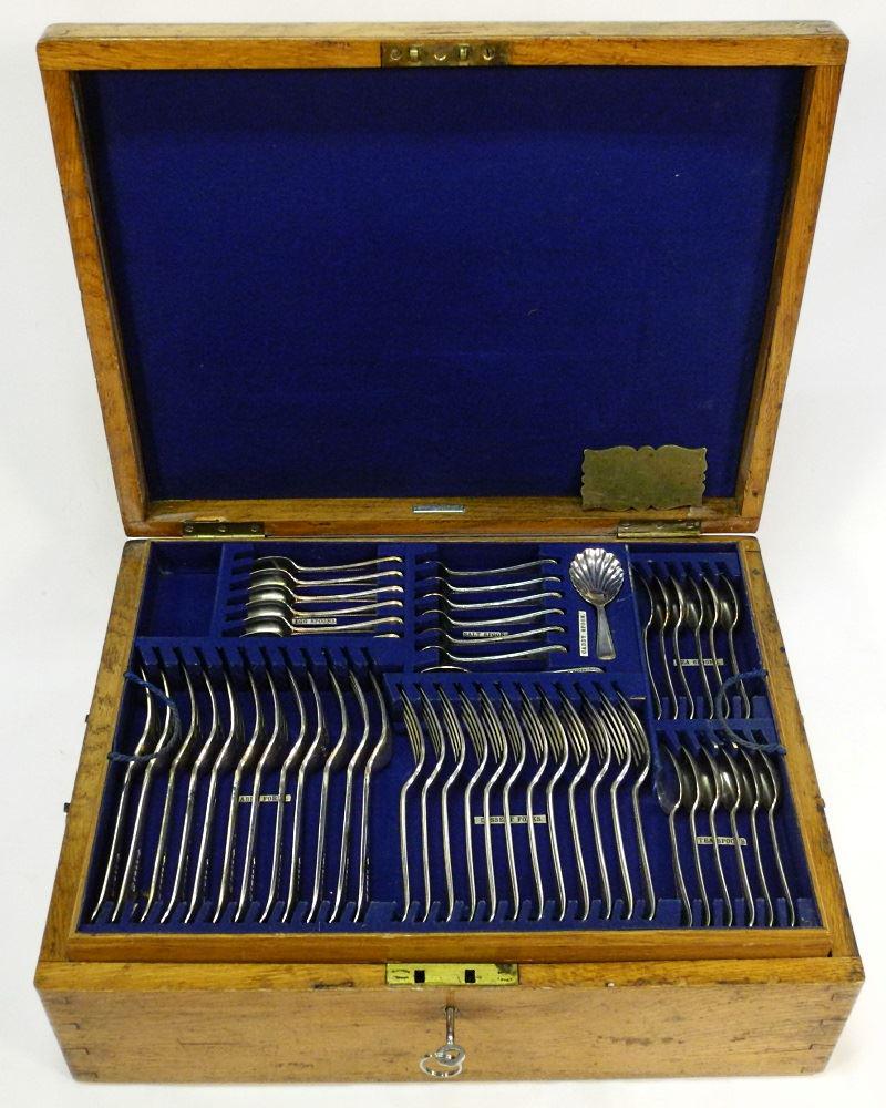 Canteen of Elkington & Co. Silver Plated Flatware. (1 of 15)