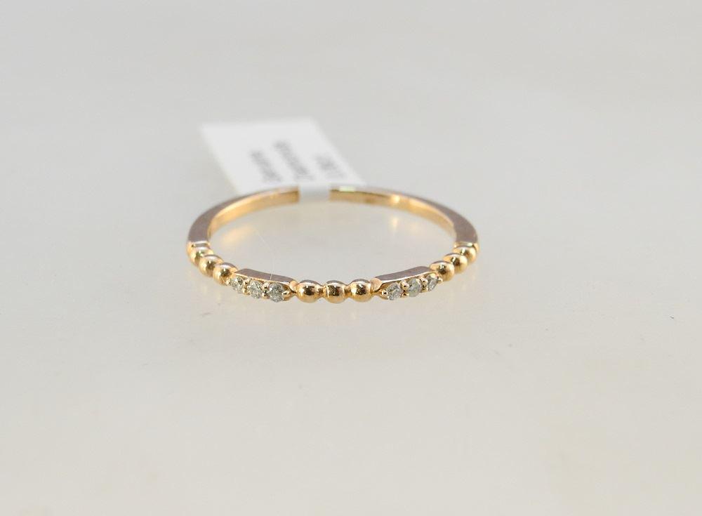 10K Rose Gold Diamond Ring. (1 of 2)
