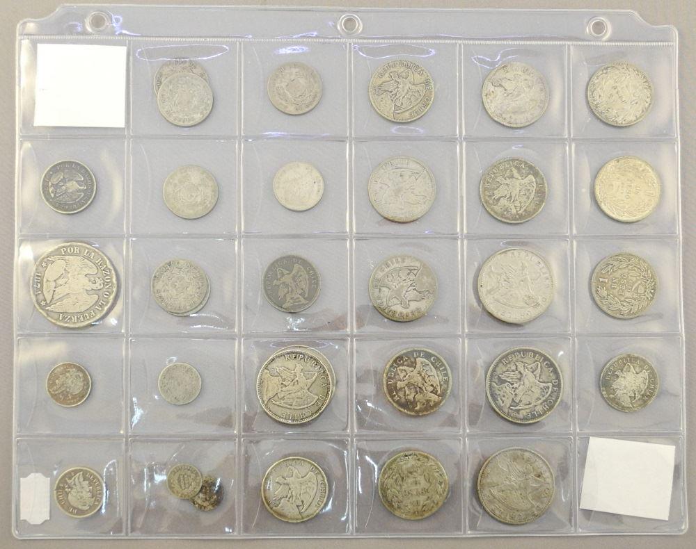 Collection Chilean Coins. (1 of 2)