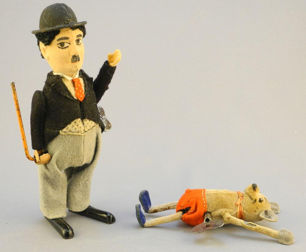 2 Schuco Wind-up Mechanical Items: Charlie Chaplin (6 (1 of 2)