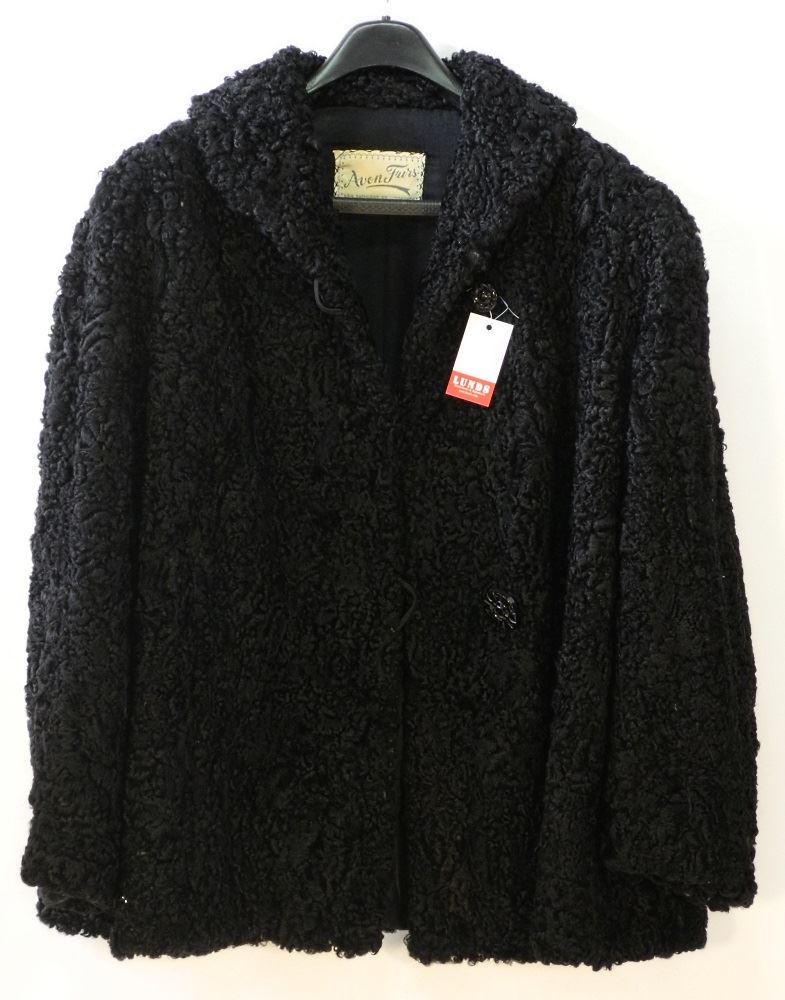 Avon Furs Black Persian Lamb Short Jacket, size M. (1 of 4)