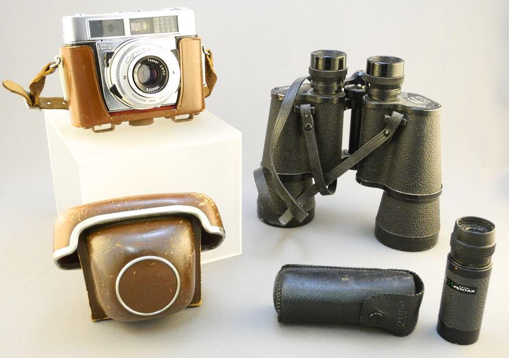 Optical group: Zeiss Ikon Contessa, Pentax monocular, (1 of 6)