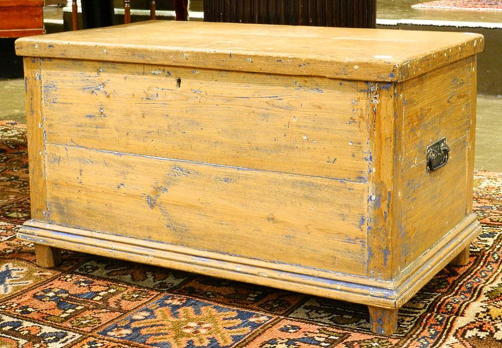 Canadiana Pine Chest, 19" x 32" x 19". (1 of 3)