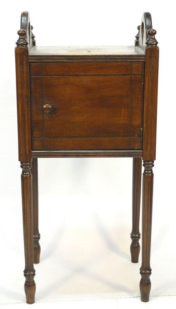 Vintage walnut smoker's cabinet. (1 of 4)