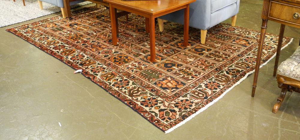 Bakhtiar Carpet approximately, 9'5" x 6'5". (1 of 5)