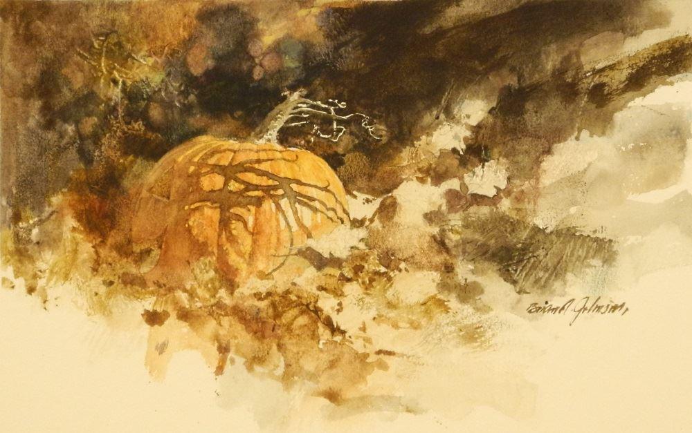 Watercolour Signed Brian R. Johnson, 9" x 12 1/2", (1 of 5)