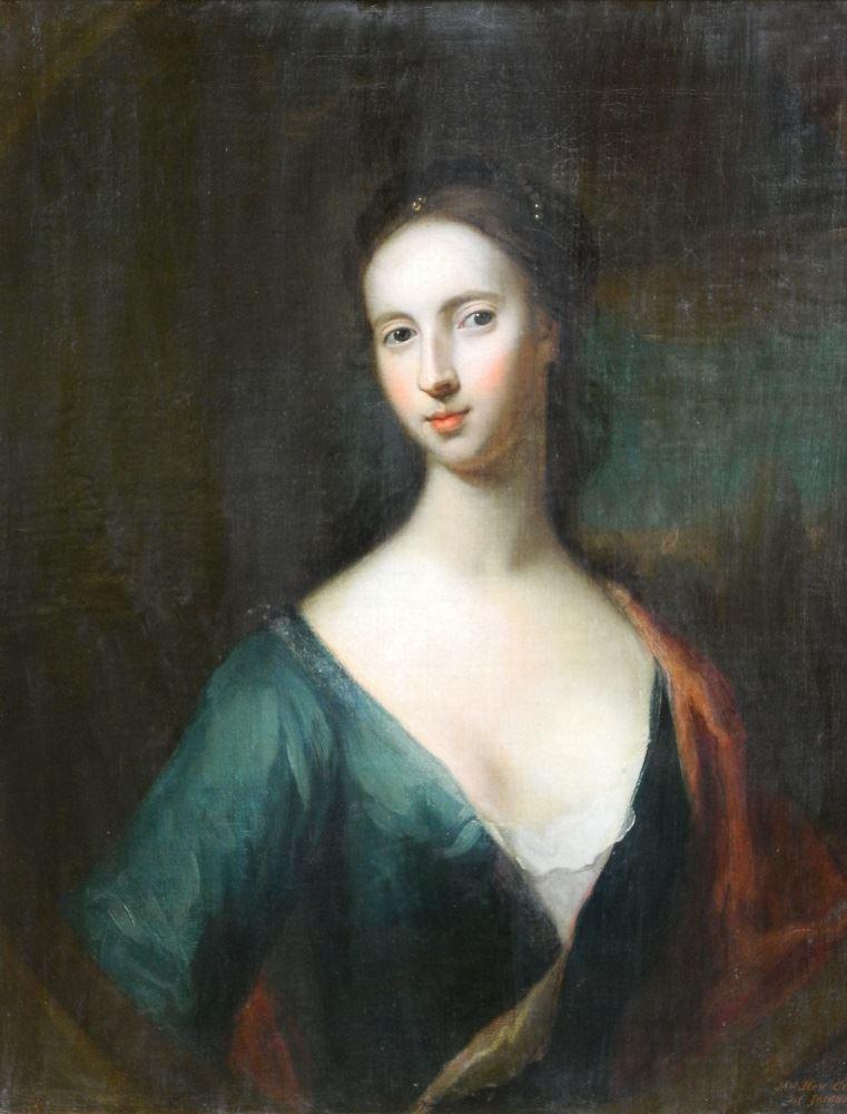 17th century oil on canvas, 29" x 23 1/2", "Portrait of (1 of 12)