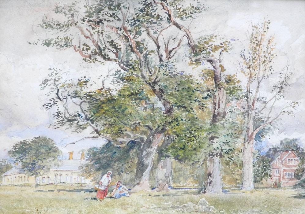 Watercolour attributed to David Cox Jr., 9" x 12 1/2", (1 of 8)