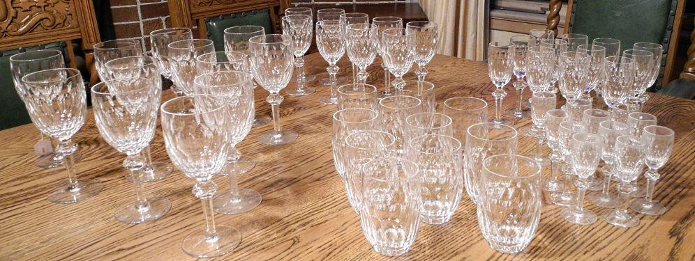 Set of Waterford crystal stemware. (1 of 4)