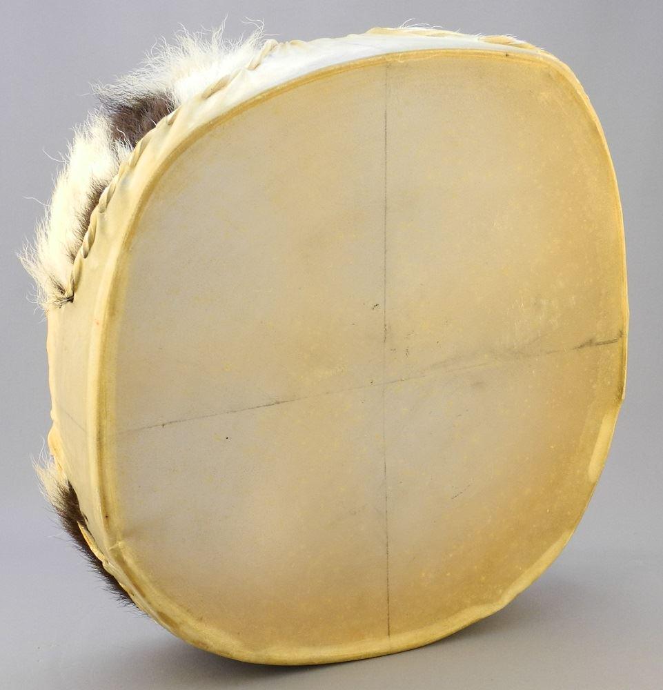 Hide, Fur & Sinew Drum, 13" diameter. (1 of 4)
